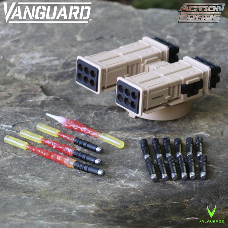 VANGUARD  Desert Tan Missile Launcher Add-On VANGUARD  Desert Tan Missile Launcher Add-On