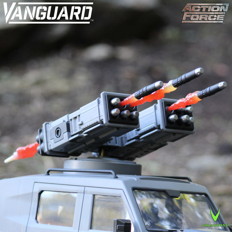 VANGUARD  Stealth Gray Missile Launcher Add-On VANGUARD  Stealth Gray Missile Launcher Add-On