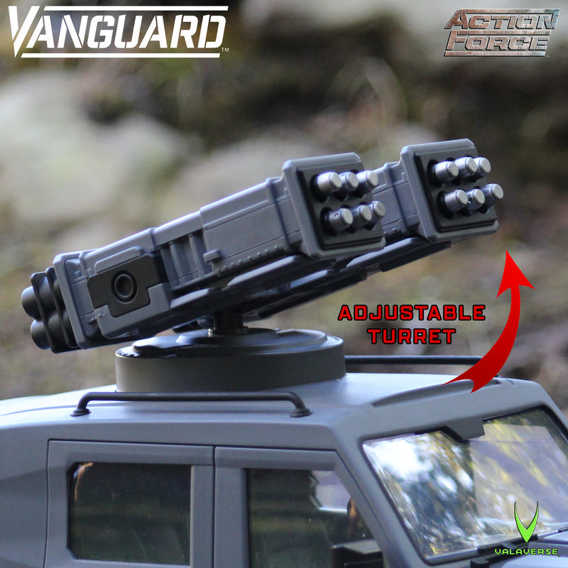 VANGUARD  Stealth Gray Missile Launcher Add-On VANGUARD  Stealth Gray Missile Launcher Add-On