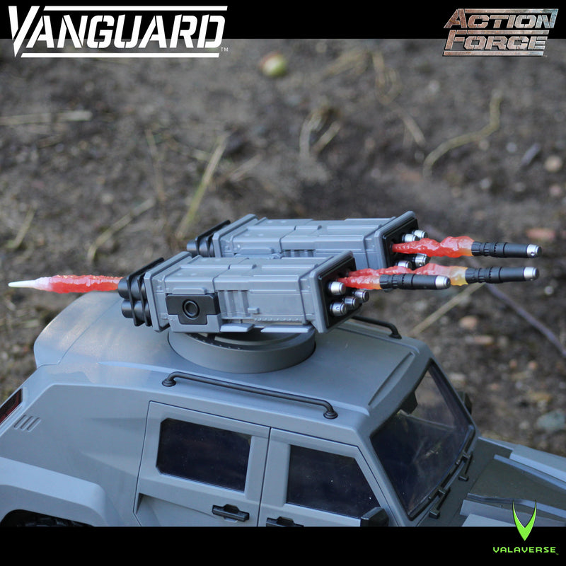 VANGUARD  Stealth Gray Missile Launcher Add-On VANGUARD  Stealth Gray Missile Launcher Add-On