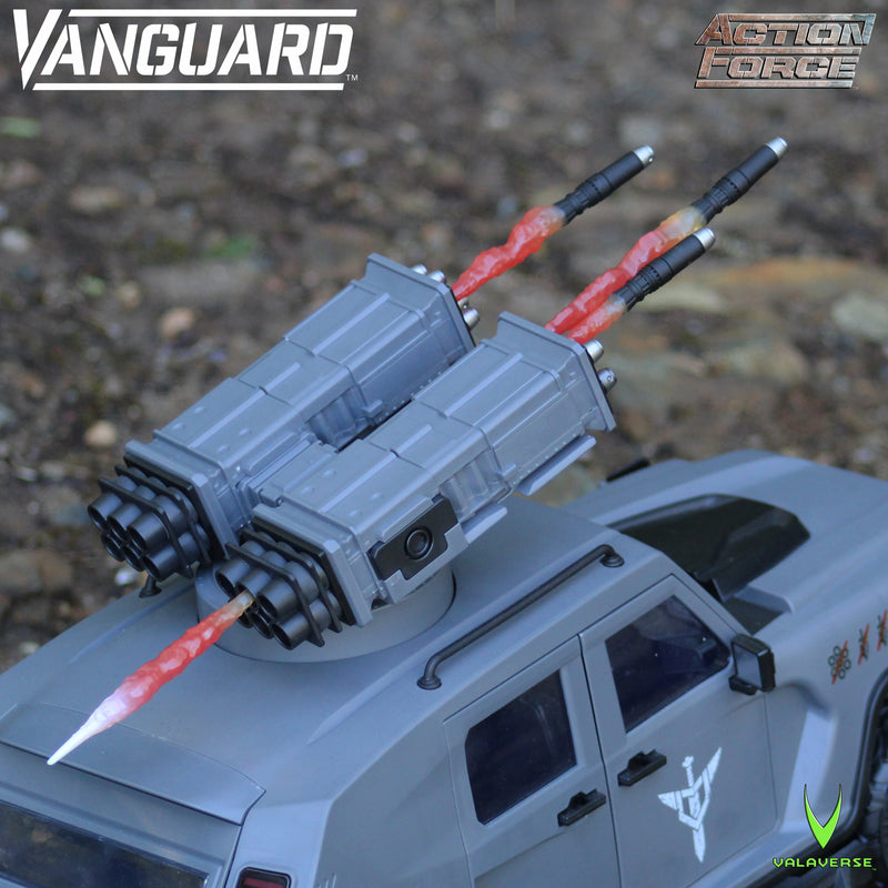 VANGUARD  Stealth Gray Missile Launcher Add-On VANGUARD  Stealth Gray Missile Launcher Add-On