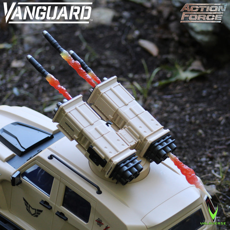 VANGUARD  Desert Tan Missile Launcher Add-On VANGUARD  Desert Tan Missile Launcher Add-On
