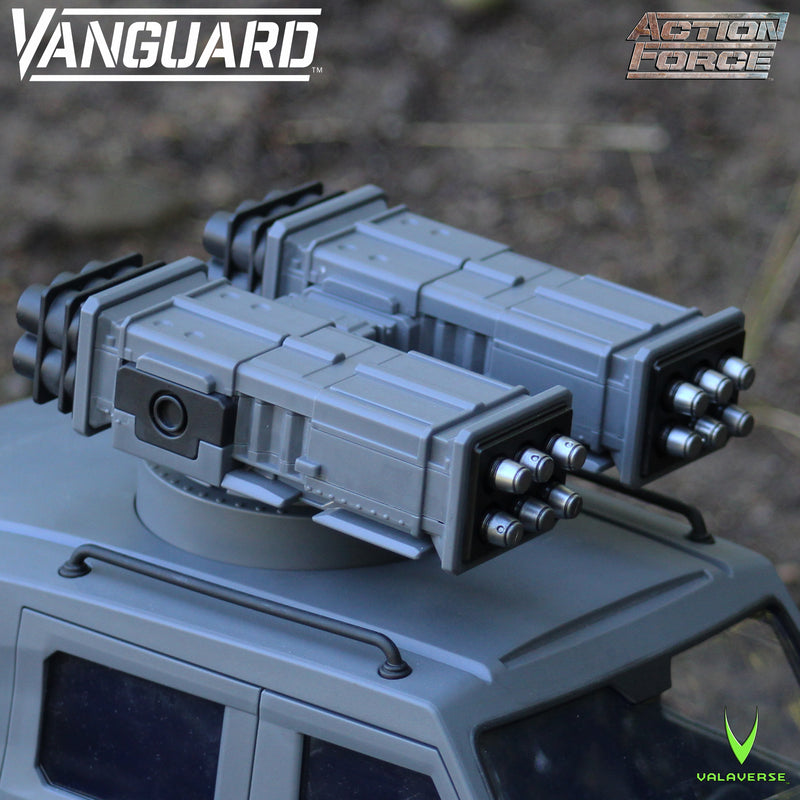 VANGUARD  Stealth Gray Missile Launcher Add-On VANGUARD  Stealth Gray Missile Launcher Add-On