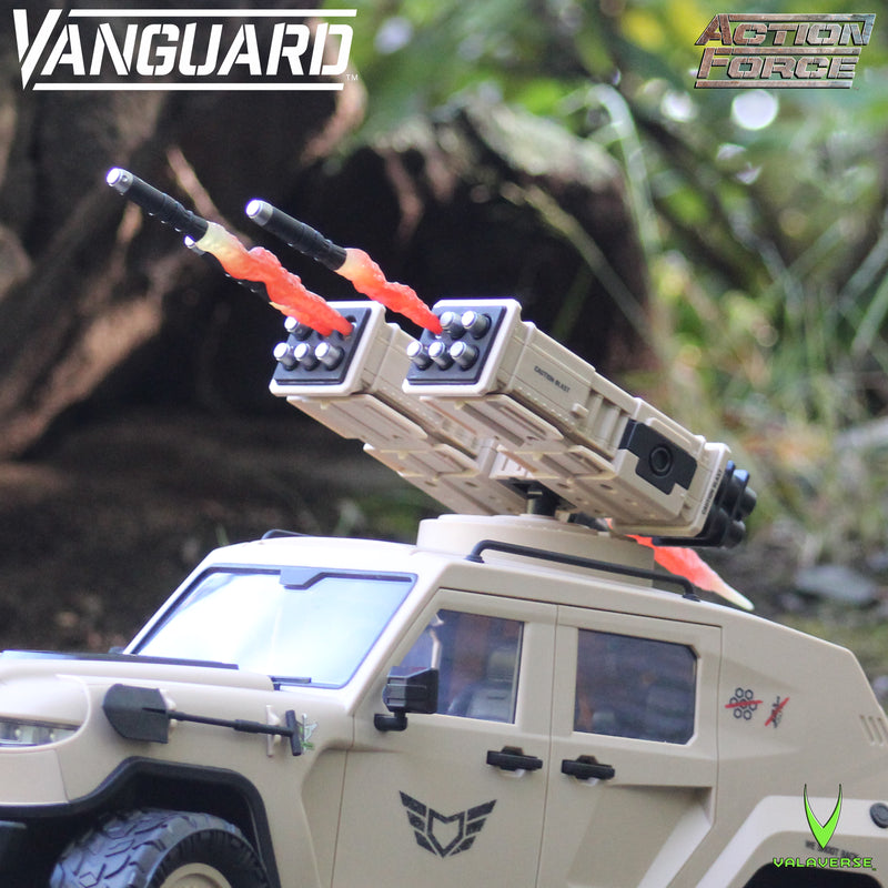 VANGUARD  Desert Tan Missile Launcher Add-On VANGUARD  Desert Tan Missile Launcher Add-On