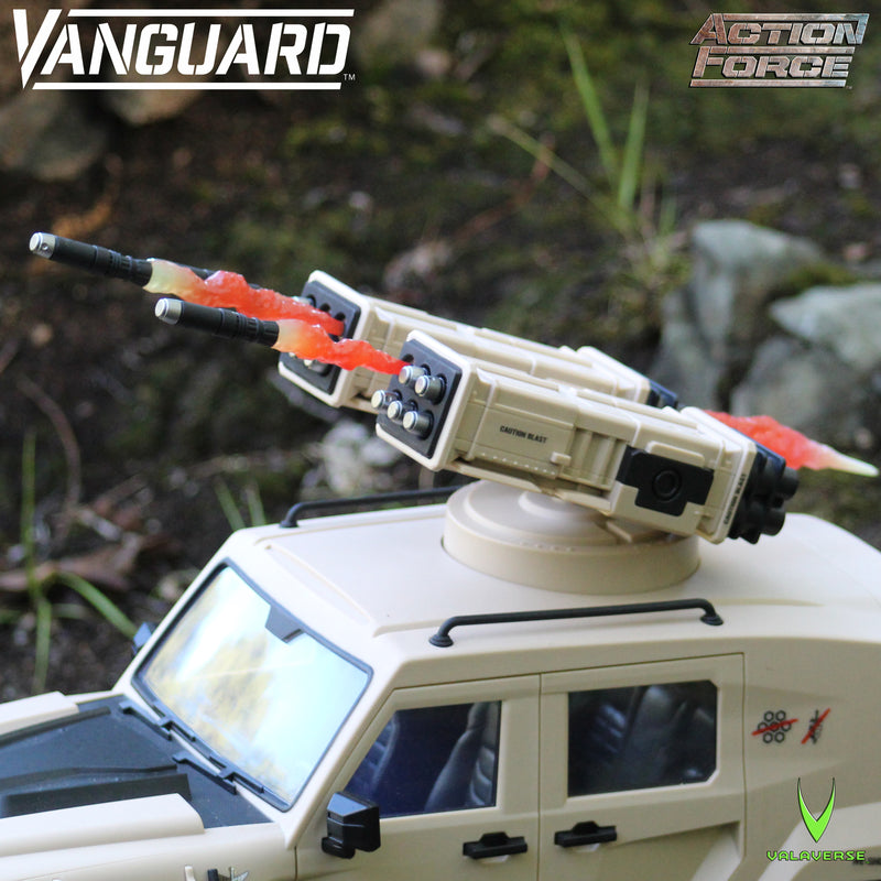 VANGUARD  Desert Tan Missile Launcher Add-On VANGUARD  Desert Tan Missile Launcher Add-On