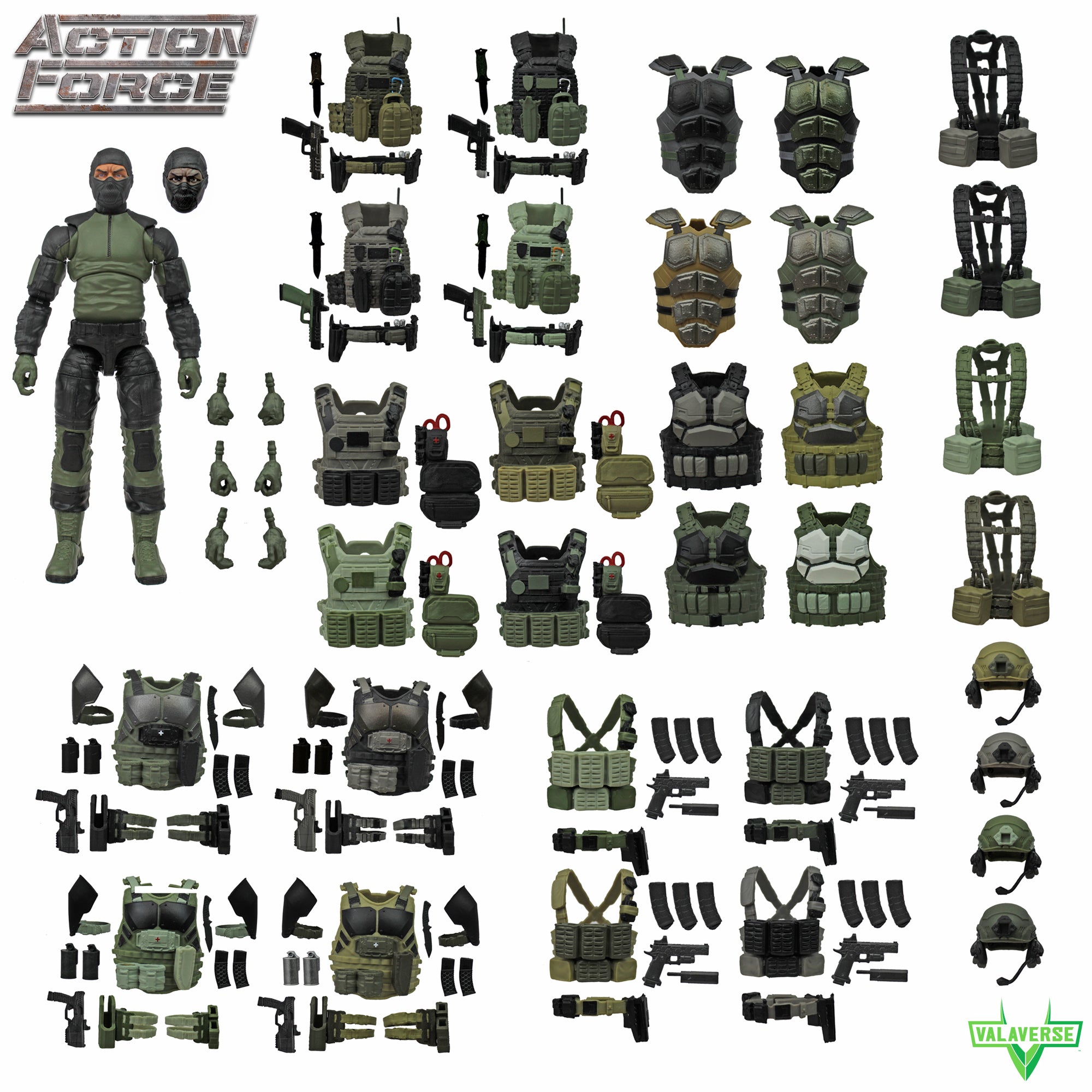field gear Tactical Field Gear Tin Set – Valaverse