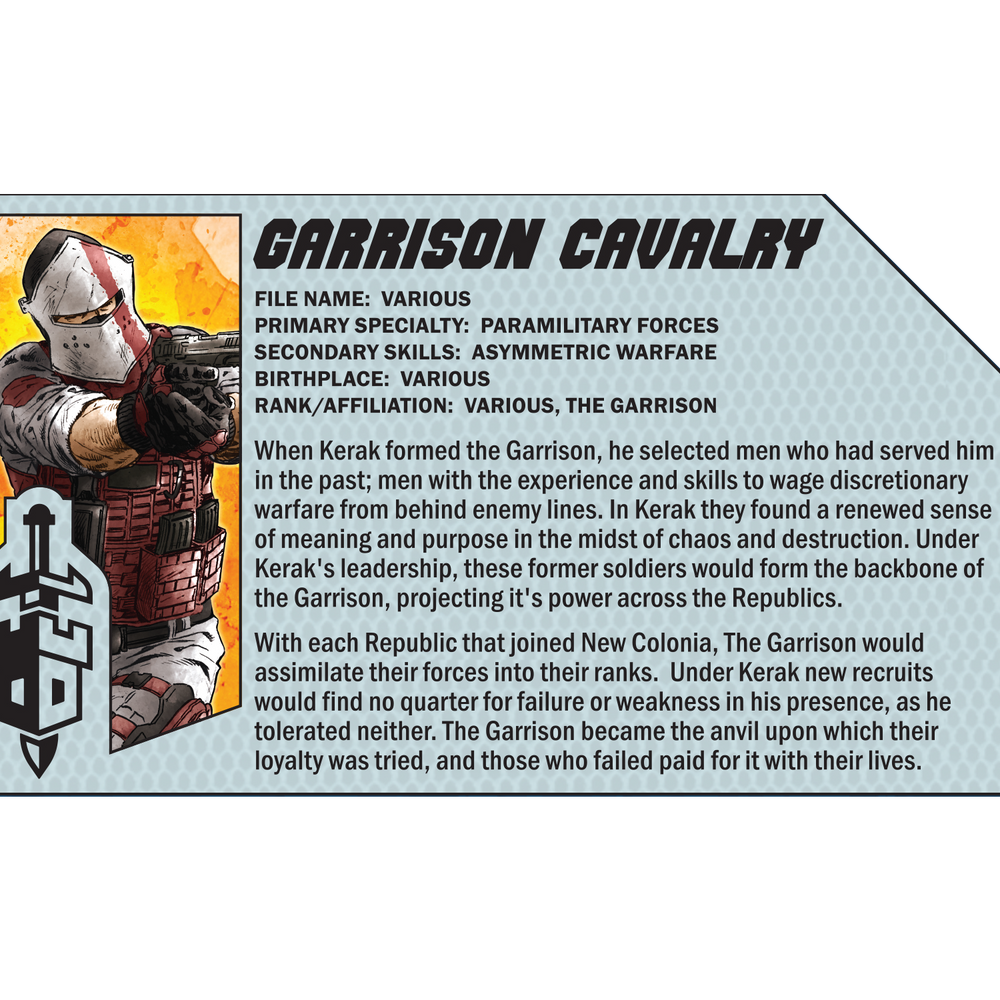 Valaverse Action Force Garrison Cavalry 1/12