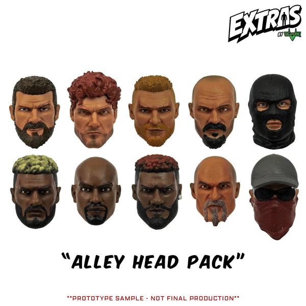 Extras - Alley Head Pack (Pre-Order - Ships Dec. 2026)