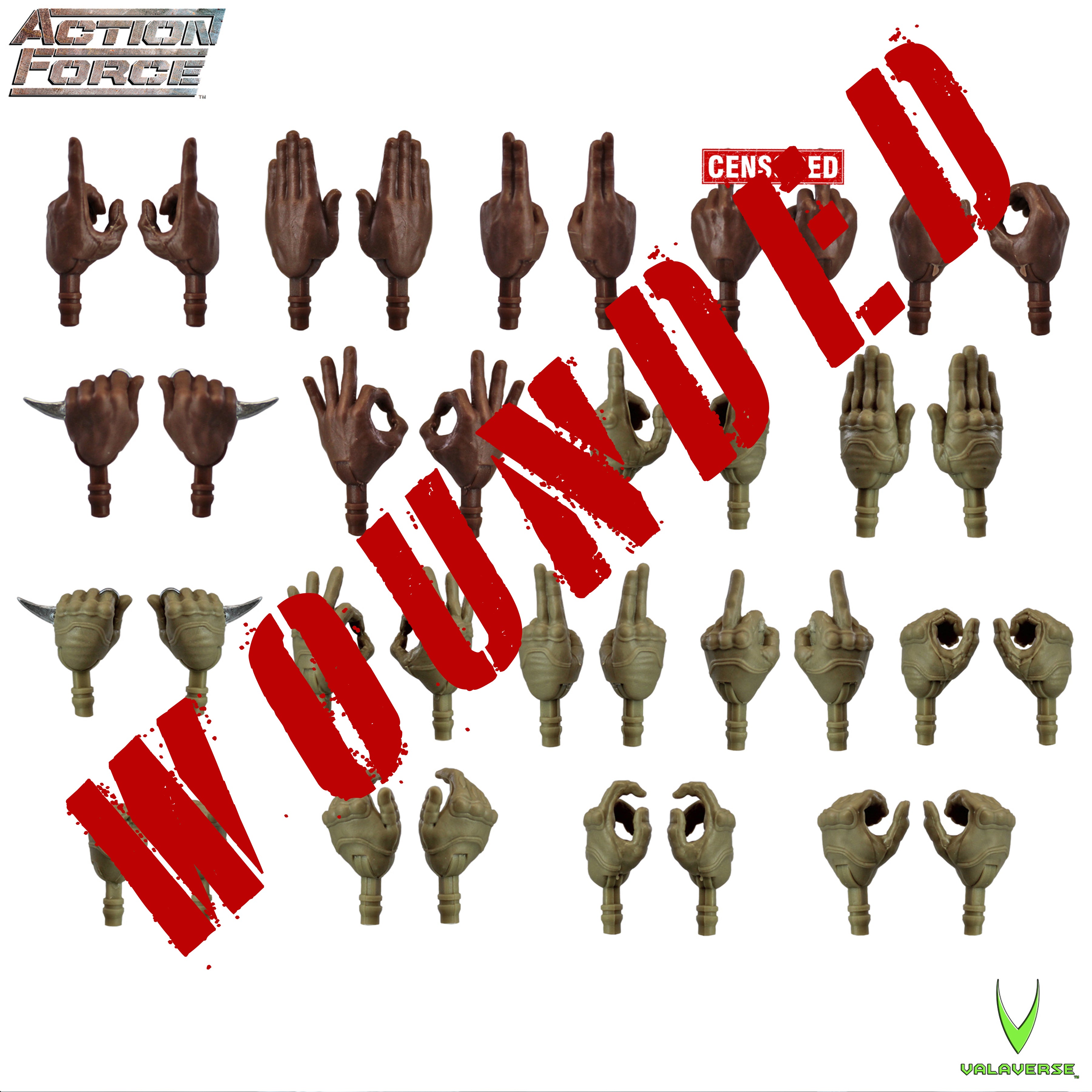 Hand Pack Bravo WOUNDED – Valaverse