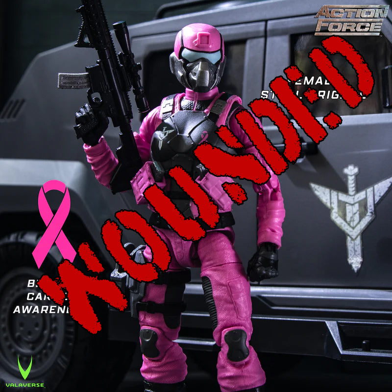Wounded Pink Steel Brigade Female