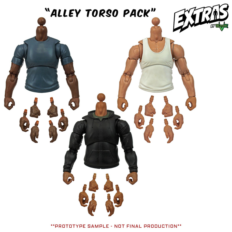 Extras - Alley Torso Pack (Pre-Order - Ships Dec. 2026)