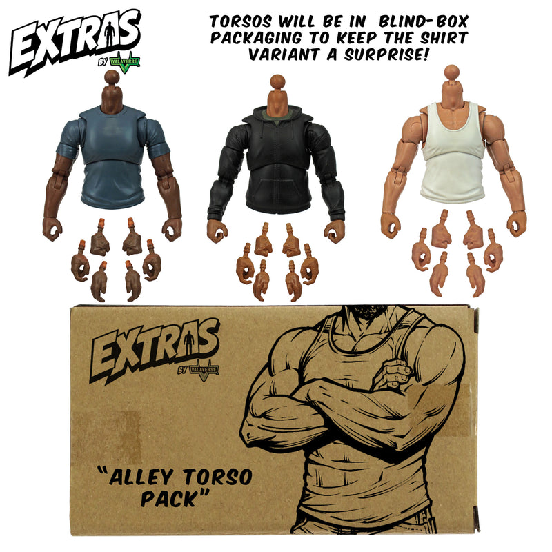 Extras - Alley Torso Pack (Pre-Order - Ships Dec. 2026)
